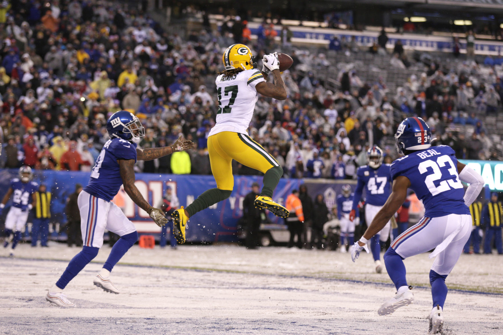 Packers 31, Giants 13